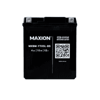 Автомобільний акумулятор MOTO MAXION MXBM-YTX5L-BS (12V, 5Ah, 70A, -/+), сухозаряд з електрол, (чорн/зелен)