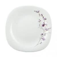 Тарелка Vittora "Фиолетовая ветка" Square Dessert 21,5 см (V-215SPB)