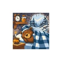 Картина по номерам ArtCraft Медвежий отдых 30х30 см (15126-AC)