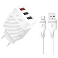 Зарядное устройство для XO L72 QC3.0 3USB + micro (XO-L72-MCR)