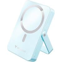 Магнитное беспроводное зарядное устройство с подставкой Verbatim Charge 'n' Go Power Bank ,10K mAh -светло-голубой