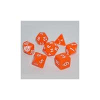 Набір кубиків для настільних ігор Games 7 Days Opaque 7 Dice Set - Orange (7 шт.) (g7dopaq03)