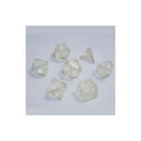 Набір кубиків для настільних ігор Games 7 Days Transparent 7 Dice Set - Colorless (g7dtran11)