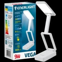 Светильник настольный светодиодный с аккумулятором  ENERLIGHT VEGA 9Вт 3000-6000K