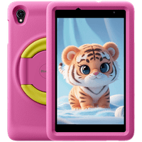 Blackview Tab A5 Kids, планшет, 8.0 дюймів 800*1280 HD+ IPS, Unisoc Tiger T310, 3GB + 64GB, LPDDR4 +EMMC5.1, 5100mAh; 5W Charge, 4G:FDD:B1/B3/B7/B8/B20/B19, DokeOS_P 4.0 На базі Android 14, рожевий