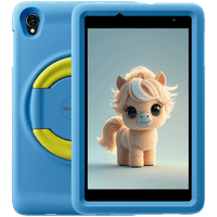 Blackview Tab A5 Kids, планшет, 8.0 дюймів 800*1280 HD+ IPS, Unisoc Tiger T310, 3GB + 64GB, LPDDR4 +EMMC5.1, 5100mAh; Зарядка 5 Вт, 4G: FDD: B1/B3/B7/B8/B20/B19, DokeOS_P 4.0 на основі Android 14, синій