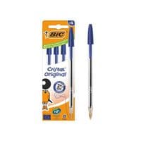 Ручка масляна Bic Cristal, синя, 4 шт (bc516332)