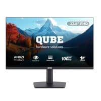 Монітор QUBE 23.8" V24F100-PLUS FHD 100hz, 1ms,HDMI, VGA, HDMI cable (V24F100-PLUS)