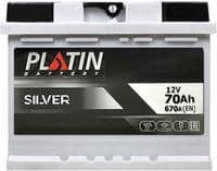 	Автомобільний акумулятор 2023 PLATIN Silver MF  70Ah 670A L+ (L2)