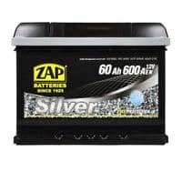	Автомобільний акумулятор 2023 ZAP Silver  60Ah 600A L+ (560 85) (L2)