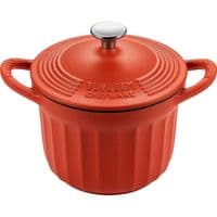 Чугунная малированная BUYDEEM Enameled Cast Iron Dutch Oven, model CP541, color Koi Red