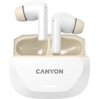 CANYON headset HEXAGON 7 TWS ANC+ENC Wireless Charge White Beige