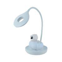 Настільна лампа Kite Cloudy Bear LED з акумулятором, рожева (K24-493-2-2)