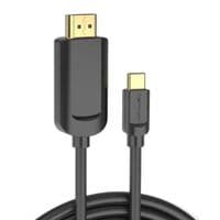 Кабель Vention Type-C to HDMI 4K 30Hz Cable 1.5M Black (CGUBG)