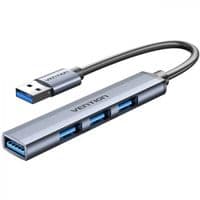 USB-хаб Vention USB 3.0 to USB 3.0/USB 2.0*3 Mini Hub 0.15M Grey Metal Type (CKOHB)