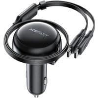 Автомобильное зарядное устройство 3xUSB 53W (2xUSB-C+USB-A) + кабель USB-C 2in1 B13 Acefast