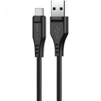 Кабель USB 2.0 USB-A на USB-C, 1,2 м, 3.0A, TPE C3-04 Black Acefast