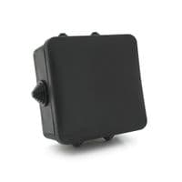 Коробка розподільна зовнішня PIPO Р30 110х110х60мм; IP55; пластик; (РР) 6 гермоввод; чорна; Q50