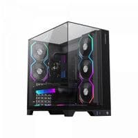 Корпус ATX без блока питания , закаленное стекло X, M-ATX, ITX, combo audio, VGA Card Length Up to 400 Infinity Pro BK