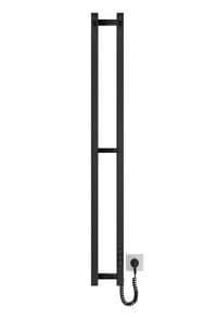 Полотенцесушитель Hygge Family электрический Slim, 1170х140х80мм, таймер-регулятор, сталь, черный матовый
