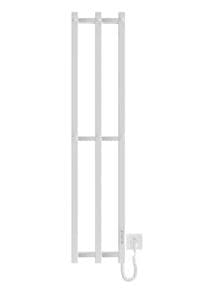 Полотенцесушитель Hygge Family электрический Slim, 1170х250х80мм, таймер-регулятор, сталь, белый матовый