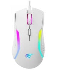 Миша Havit MS1033, White, USB, оптична, 800-8000 dpi, RGB підсвічування, 9 кнопок, 1.6 м (HV-MS1033)