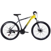 Велосипед Space 27.5" Phaeton AM DD рама-17" Al сіро-жовтий 2025 (OPS-SP-27.5-034)