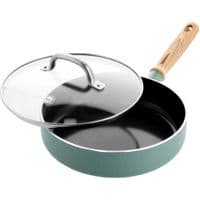 Сотейник GreenPan Mayflower с крышкой 24 см, 2,6 л голубой (CC001682-001)