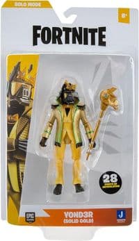 Коллекционная фигурка Fortnite Solo Mode Y0nd3r - Solid Gold, 10см