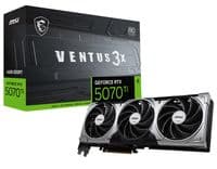Відеокарта GeForce RTX 5070 Ti, MSI, VENTUS 3X OC, 16Gb GDDR7, 256-bit, HDMI/3xDP, 2497/28000 MHz, 16-pin (G507T-16V3C)