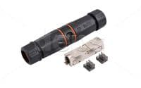 Водонепроникний прохідний з'єднувач Cor-X CAT6A STP IP68