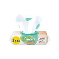 Дитячі вологі серветки Pampers Harmonie Protect&Care з календулою 3 пачки х 44 шт (8700216250672)