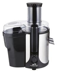 Соковыжималка Monte МТ-3202, Black, 1500W, центробежная, 2 скорости, емкость для мякоти 1.5л, желоб на целое яблоко 85 мм, безопасные нескользящие ножки, функция "капля-стоп"
