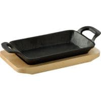 Сковорода MasterPro Foodies cook&share, 17x10 см с серверной доской (BGMP-3807-EM)