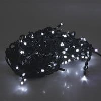 Гірлянда бахромою 120 LED White, чорна ізоляція, вулична, 5х0, 7м, BOX