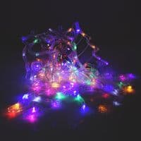 Гірлянди 12 фігур + 30LED, 1 режим, 3*1,5, прозора ізоляція, живлення від 3*АА, Mix Color, Box