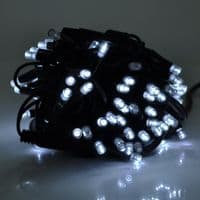 Гірлянди 100LED (ДІОД) White, 10 метрів, чорна ізоляція (вулична), BOX