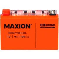 Автомобильный аккумулятор MOTO MAXION 24MXBM-YT9B-4 GEL (12V, 9Ah, 100A, +/-), (8шт./ящ), (помаранч/черв)