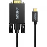 Кабель USB 3.1 Type-C M - VGA (HD15) M, 1.8m FHD 60Hz черный Choetech