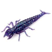 Силикон рыболовный FishUP Diving Bug 2" 060 - Dark Violet/Peacock&Silver (8шт/уп) (1864.04.64)