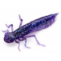 Силікон рибальський FishUP Dragonfly 0.75" 060 - Dark Violet/Peacock&Silver (12шт/уп) (1864.04.74)