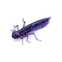 Силікон рибальський FishUP Dragonfly 1.2" 060 - Dark Violet/Peacock&Silver (10шт/уп) (1864.04.85)
