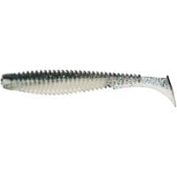 Силикон рыболовный FishUP U-Shad 4" 201 - Bluegill/Pearl (8шт/уп) (1864.11.18)