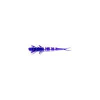 Силікон рибальський FishUP Flit 3" 060 - Dark Violet/Павлина&Silver (8шт/уп) (1864.03.25)