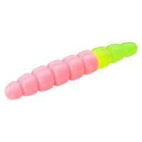 Силікон рибальський FishUP Morio 1.2" 133 - Bubble Gum/Hot Chartreuse, cheese taste (12шт/уп) (1864.13.30)