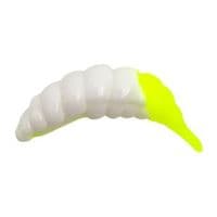 Силікон рибальський FishUP Ozi 1.2" 131 - White/Hot Chartreuse, cheese taste (10шт/уп) (1864.14.16)
