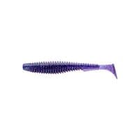 Силикон рыболовный FishUP U-Shad 2.5" 060 - Dark Violet/Павлина&Silver (9шт/уп) (1862.01.15)