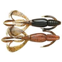 Силикон рыболовный Keitech Crazy Flapper 2.4" (10 шт/уп) к438 green pumpkin fire (1551.14.32)