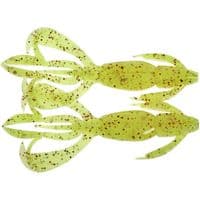 Силікон рибальський Keitech Crazy Flapper 2.4" (10 шт/уп) кpal01 chartreuse red flk (1551.14.47)