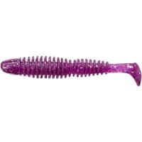 Силикон рыболовный Reins Bubbling Shad 4" 428 Purple Dynamite (8 шт/уп.) (1552.09.94)